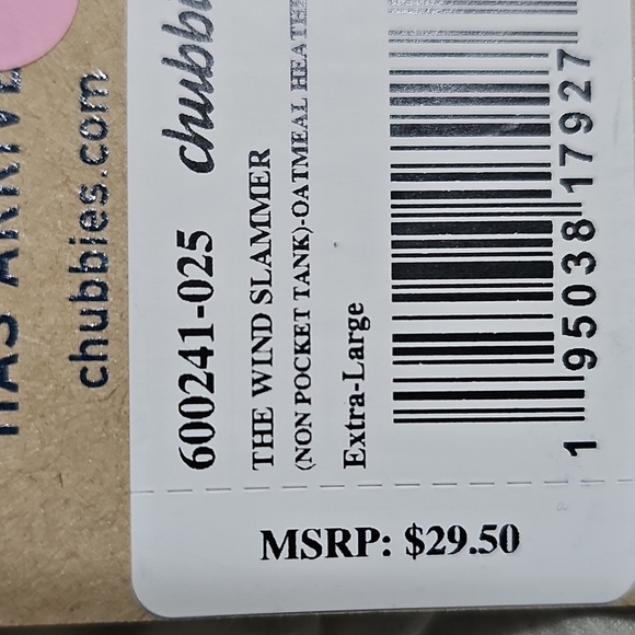 Chubbies Surf Lovers The Wind Slammer Tank Top Size XL NWT - Picture 6 of 9